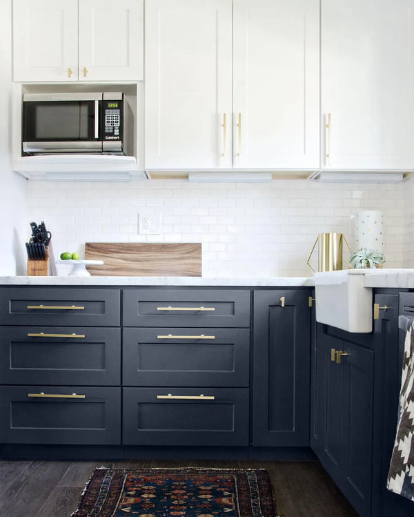Two Tone Contemporary Kitchen Remodel by Cabinet Central Austin project photo